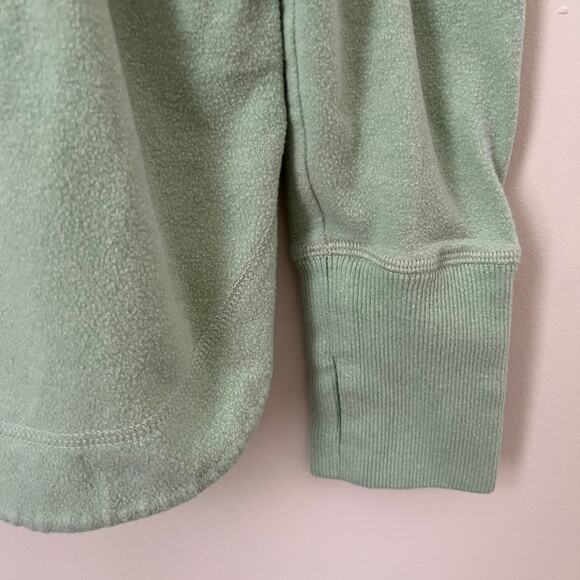 Sweaty Betty Mock Neck Fleece Hoodie Mint Green Size 4 / 6 (Small) - Picture 3 of 15